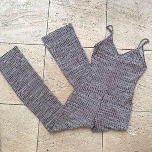 Urban outfitters one piece cat suit jumpsuit flare